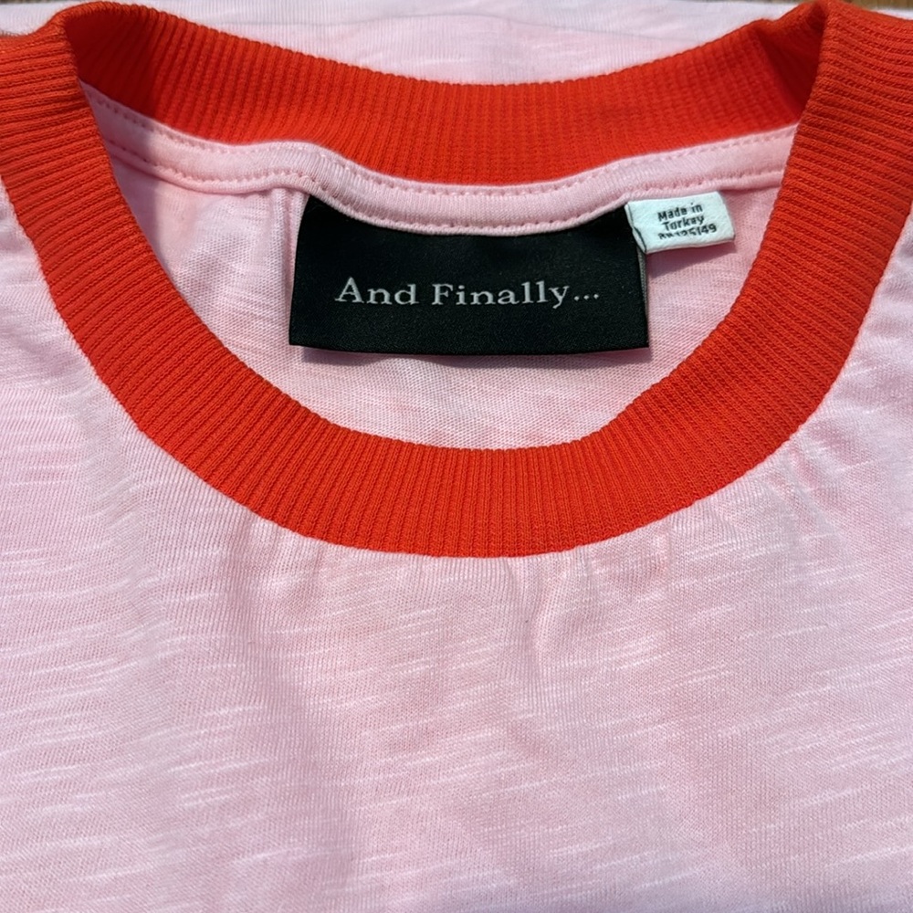 NWOT Topshop LE FREAK C’EST CHIC Ringer Tee Shirt Small 4-6 - Picture 5 of 7